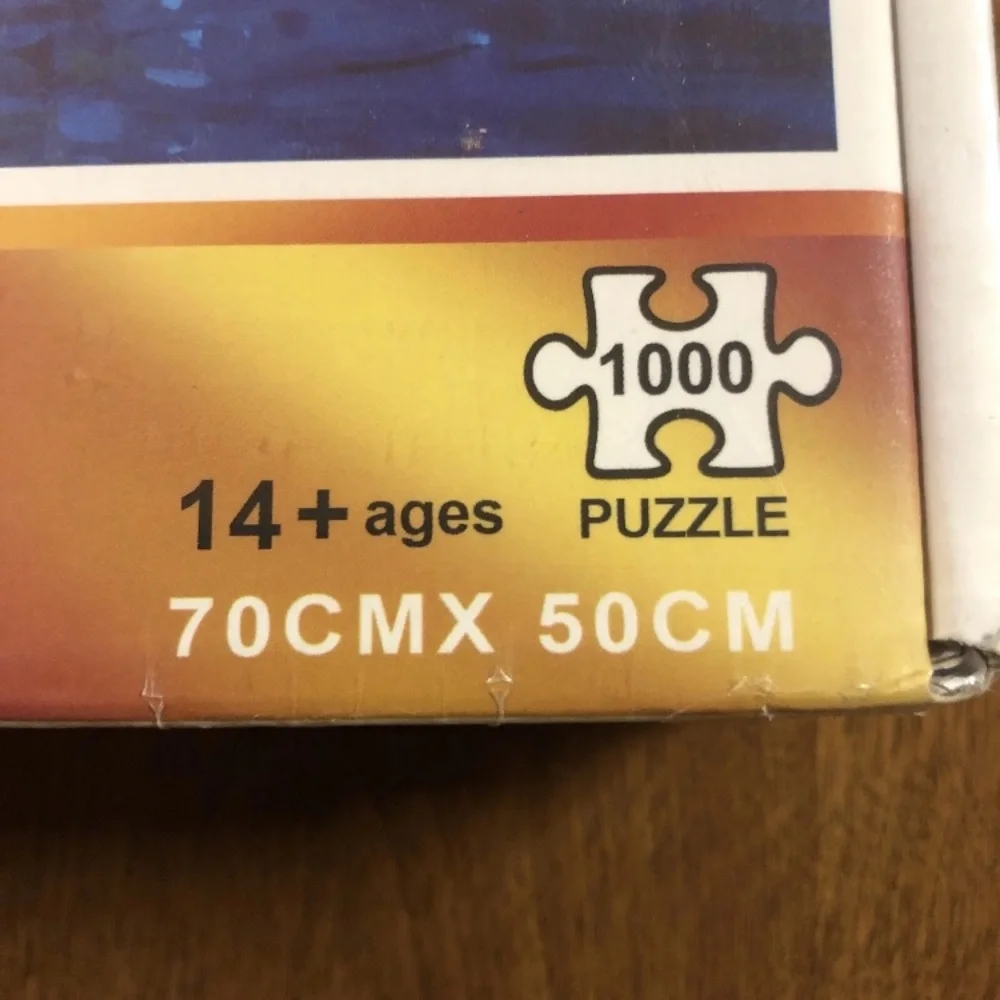 The Sea at Sunset Jigsaw Puzzle 1000 pieces